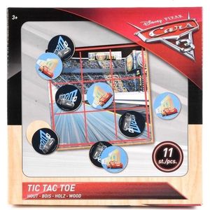 Disney Cars Tictactoe Junior Hout