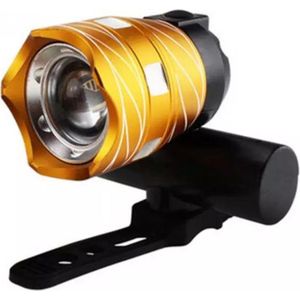 Led Fietslamp - USB oplaadbaar - goud - Fietsverlichting