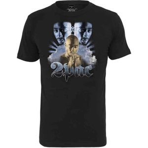 Mister Tee Tupac - Tupac Heaven Heren T-shirt - Zwart