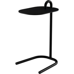Design In Box - Bijzettafel Bank Bank - Sidetable - Banktafel - Metaal - Zwart - 35x30x56 cm