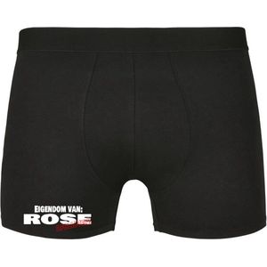 Eigendom van Rose , Afblijven! Heren Boxershort - Relatie - Vriend - Onderbroek