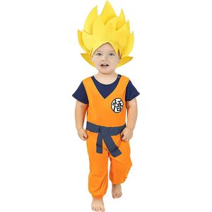 FUNIDELIA Goku Kostuum voor baby - Dragon Ball - Maat: 69 - 80 cm