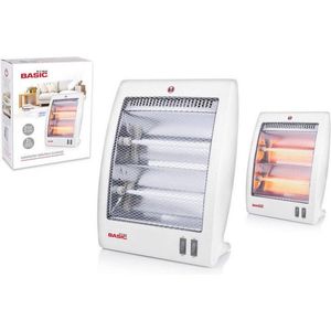 Home Basic Elektrische Kachel - Elektrische straalkachel - Infrarood Heater - Straalkachel - Heater - Infrarood Kachel vrijstaand - Kantelbeveiliging - 400/800W