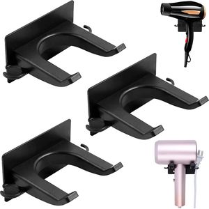 Haardrogerhouder / Haardrogerhouder en stijltang - Föhn Houder, Krultang en Haar Stijltangen Houder, Haaraccessoires Wand Organiser voor Thuis en Professioneel Gebruik