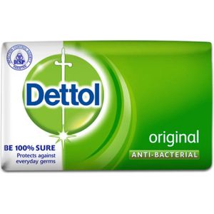 Dettol Antibacteriële zeep blokje 100 Gram, Original Protect, desinfecterende blokje zeep, zeep tablet, handzeep,