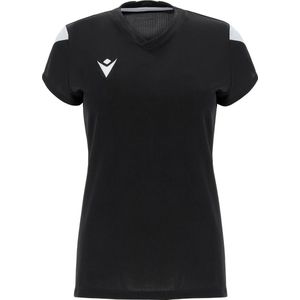 Macron Oxygen Shirt Korte Mouw Dames - Zwart / Wit | Maat: XXL
