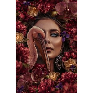 Flower girl – 60cm x 90cm - Fotokunst op PlexiglasⓇ incl. certificaat & garantie.