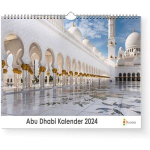 XL 2024 Kalender - Jaarkalender - Abu Dabhi kalender