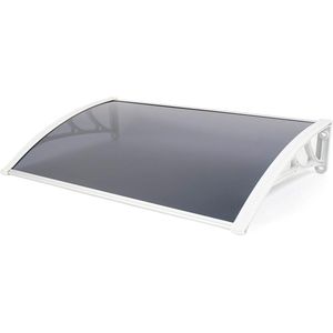 Witte Getinte Deurluifel - Bescherming en Stijl - 1 Stuk - 97 x 62 x 6 cm