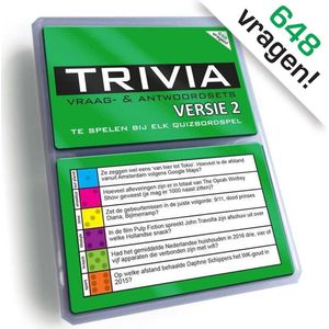 Trivia Vragen Aanvulset - Groen | 648 Nieuwe Vragen | 2-6 Spelers | Vanaf 12 Jaar