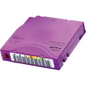 HPE Ultrium RW Data Cartridge - LTO Ultrium 6 6.25 TB - voor StorageWorks SAS Rack-Mount Kit; StoreEver MSL2024, MSL4048, MSL8096; StoreEver 1/8 G2