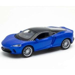 McLaren GT (Blauw) (10 cm) 1/34 Welly - Speelgoed auto voor kinderen jongens meisjes - Modelauto Schaalmodel Miniatuurauto - Speel auto cadeau kind
