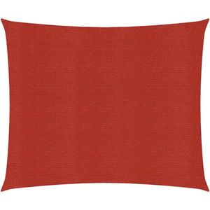 The Living Store Schaduwdoek - HDPE - 2x2m - Rood