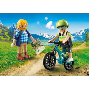 PLAYMOBIL Wandelaar en mountainbiker  - 9129