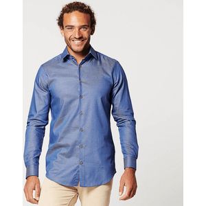 SKOT Fashion Duurzaam Overhemd Heren Circular Eagle - blauw - Maat XXL