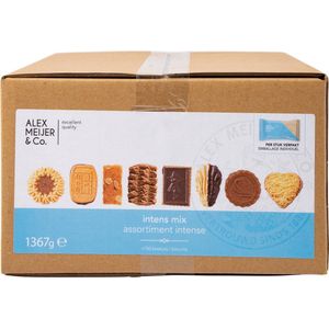 Alex Meijer Koekjes intense mix mono verpakt - Doos 150 stuks