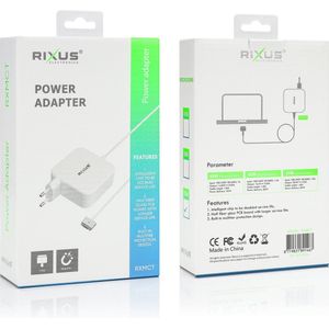 Rixus - 45W Oplader Voor Macbook magsafe 2