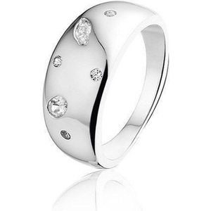 Montebello Ring Jana - 925 Zilver Gerhodineerd - 9mm - Maat 54-17.2mm