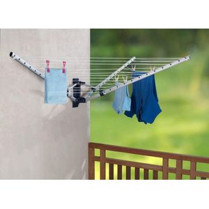 wasdroogrek met grote capaciteit opgewaardeerde versie, droogrek kleding, waslijn roestvrij staal, vouwen binnen en buiten