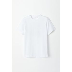 Woody T-shirt unisex - bright white - 222-2-SLM-S/102 - maat XS