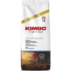 Kimbo Decaffeinato - koffiebonen - 500 gram