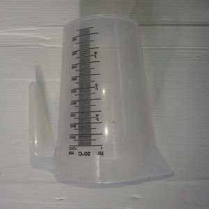 maatbeker kunststof transparant 1 liter