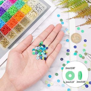 5000 Stuks Kralen voor Sieraden DIY Kleurrijke Armband, Heishi Kralen voor Het Maken van Sieraden Armband DIY Craft Kit, Ketting Oorbellen Ring, Kralen voor Armband Volwassenen Kinderen