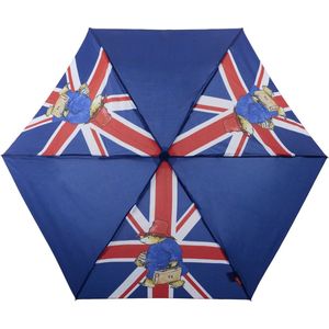 Paraplu - knop - opvouwbaar - Paddington Bear - Beertje Paddington - Union Jack