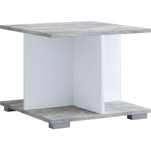 Emob - Salontafel - Wit - 50x50x37 cm