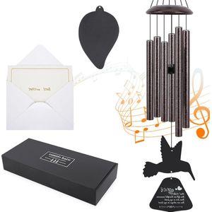 91 cm Hummingbird Windchimes Memorial Wind Chimes - Tuindecoratie en Housewarming Geschenken Sosher-EU