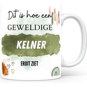 Mok bedrukken met beroep Kelner