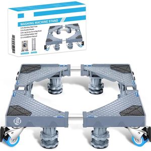 Equivera Wasmachine Verhoger - Wasmachine Sokkel - Wasmachine opbouwmeubel - Wasmachine Kast - Wasmachine Ombouw - Wasmachine Meubel