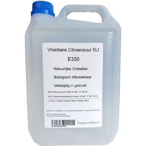 Anemon vloeibaar Bio Citroenzuur Ontkalker 5L – Koffieapparaat ontkalker – Natuurvriendelijk Schoonmaakmiddel voor Keuken & Badkamer