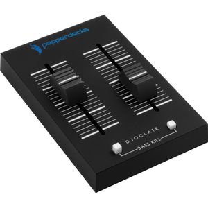Pepperdecks DJoclate - Mini Audiomixer met 2 kanalen - Mobiel Mengpaneel
