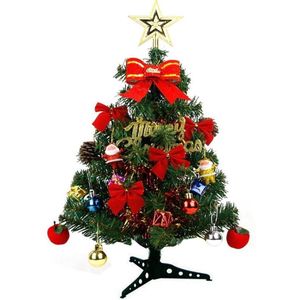 Mini kerstboom met decoratie en lichtjes - 60CM - verlichting op batterijen