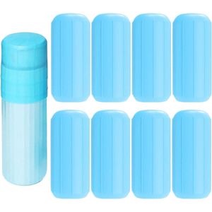 Allecto Plus - Elastische Mouwen voor Lekvrije Siliconen Toilettas - Herbruikbare Flessenhoezen - Body Wash Shampoo Container - Reisflessenbeschermers - Set van 8 Stuks
