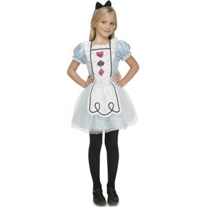 VIVING COSTUMES / JUINSA - Alice kostuum voor meisjes - 7 - 9 jaar - Kinderkostuums