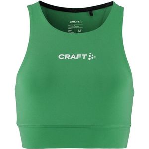 Craft Rush 2.0 Crop Top Dames - Groen | Maat: M