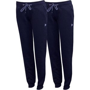 2-Pack Donnay Joggingbroek met Elastiek Carolyn - Sportbroek - Dames - Maat XXL -Donkerblauw