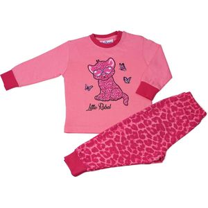 Fun2Wear - Pyjama Little Rebel - Roze - Maat 98 - Meisjes
