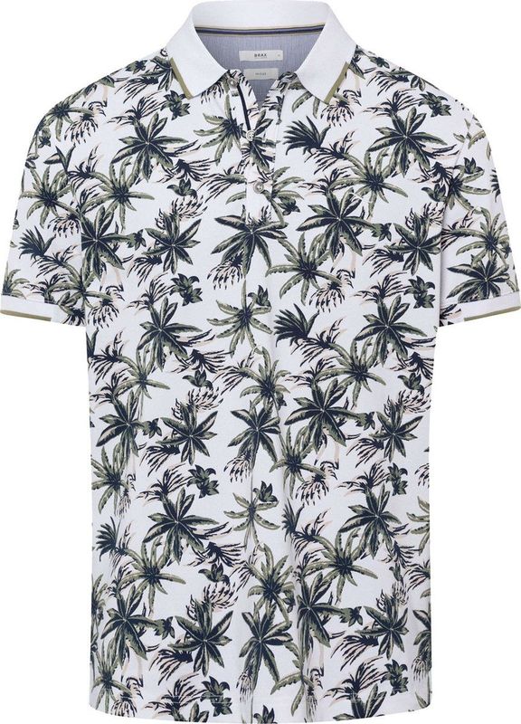 Brax poloshirt korte mouw wit