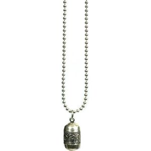 Heaven Eleven heren Ketting ballchain - sterling zilver prayer box rond