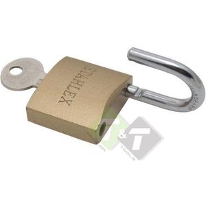 Hangslot Stahlex, 63mm, hoogte 44mm, breedte 54mm, dikte 10.5mm, inc. 3 sleutels