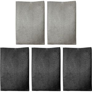 Pack of 5 cleaning cloths - household cleaning tools for glass mirrors dishes furniture - reusable cleaning cloth