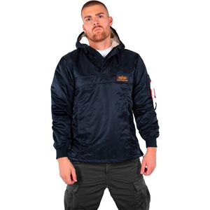 Alpha Industries Hpo Anorak Blauw M Man