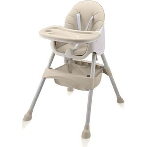 Eetstoel Baby - Eetstoel Voor Baby - Kinder Eetstoel - Kindereetstoel - Beige