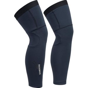 ROCKBROS Fietsarmwarmers/Beenwarmers Thermische winterarmwarmers/Beenwarmers Antisliparmmouwen en kniebescherming voor fietsen, hardlopen, basketbal Heren/dames S-M (1 paar)