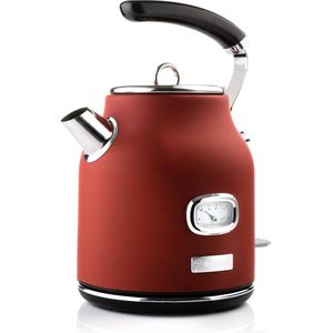 Westinghouse Retro Waterkoker - Rood - 1,7 Liter - Met Kalkfilter