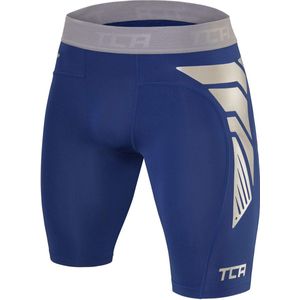 TCA Heren CarbonForce Pro Compressie Base Layer Shorts Thermal Under Gear, Oranje, L