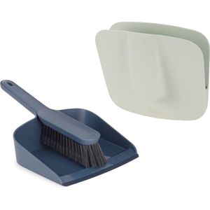 wandmontage, veegschep en borstelset voor gebruik binnenshuis, zachte borstel en kam voor gebruik binnenshuis